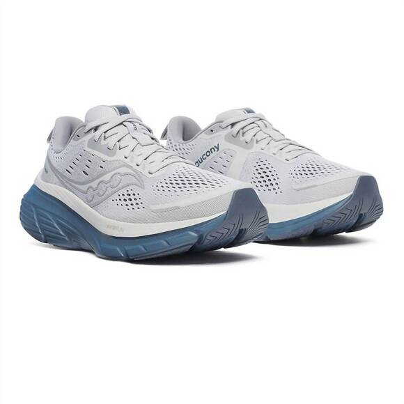 NEW SAUCONY men\'s guide 18 shoe in fossil/dusk